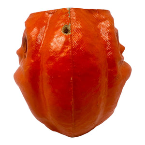 Vintage Halloween 1940s Double Sided Paper Mache Jack-O'-Lantern at Eerie Emporium.
