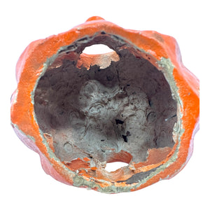 Vintage Halloween 1940s Double Sided Paper Mache Pulp Jack-O'-Lantern at Eerie Emporium.