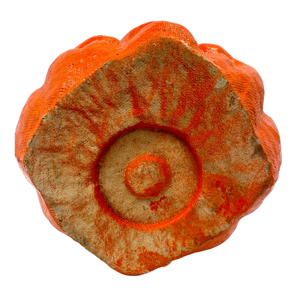 Vintage Halloween 1940s Double Sided Paper Mache Pulp Jack-O'-Lantern at Eerie Emporium.