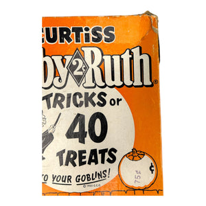 Vintage Halloween 1950s Baby Ruth Tricks Or Treats Curtiss Candy Box at Eerie Emporium 8
