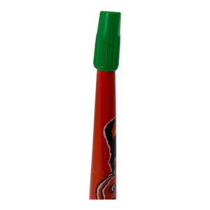 Vintage Halloween 1950s Tin Litho Horn Noisemaker US Metal Toy Witch JOL Black Cat at Eerie Emporium. 4