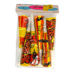 Vintage Halloween 1960s Party Horns In Original Packaging / Factory Sealed ~ MCM Set of 6 at Eerie Emporium. 