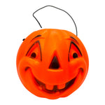 Vintage Halloween 1970s General Foam Plastics Little Jack Pumpkin Bucket at Eerie Emporium.