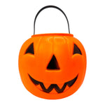 Vintage Halloween 1980s Empire Blow Mold Pumpkin Trick or Treat Bucket at Eerie Emporium. 