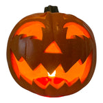 Vintage Halloween 1995 Trendmasters Unique Lighted Foam Tiki Pumpkin 2 at Eerie Emporium.
