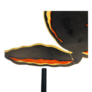 Vintage Halloween American Merri-Lei Black Cat Die Cut ~ 1950s at Eerie Emporium. 10