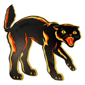 Vintage Halloween American Merri-Lei Black Cat Die Cut ~ 1950s at Eerie Emporium. 3