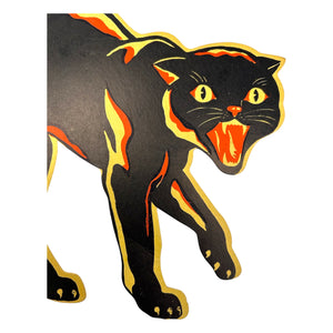 Vintage Halloween American Merri-Lei Black Cat Die Cut ~ 1950s at Eerie Emporium. 4