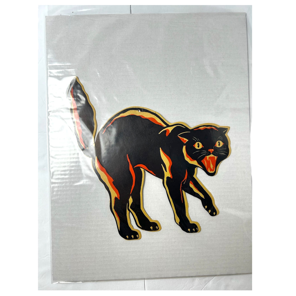 Vintage Halloween American Merri-Lei Black Cat Die Cut ~ 1950s at Eerie Emporium. 7