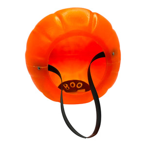 Vintage Halloween BOO Smiling Jack-O'-Lantern Blow Mold Bucket ~ 1960s / 1970s Trick or Treat at Eerie Emporium. 6