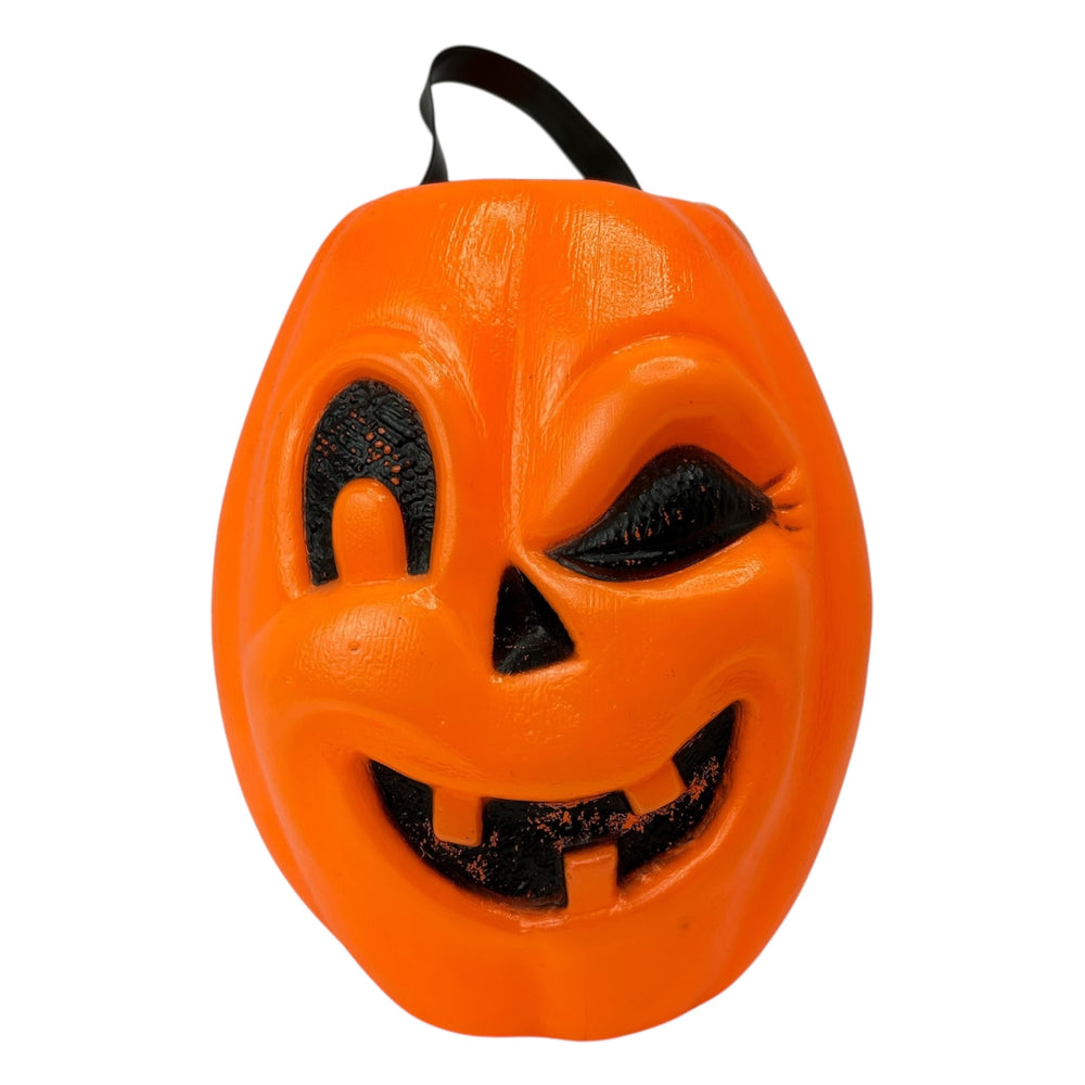 Vintage Halloween Bayshore Winking Jack-O'-Lantern Trick or Treat Bucket 1960s / 1970s at Eerie Emporium.