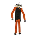Vintage Halloween Beistle Black Cat With Bow Tie + Crepe Paper Arms/Legs Dancer Decoration 1960s. 10
