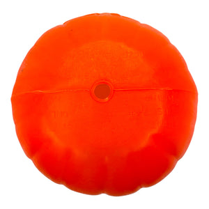 Vintage Halloween Blow Mold General Foam Plastics 1970s Jack-O'-Lantern Candy Pail with Eyebrows at Eerie Emporium. 6