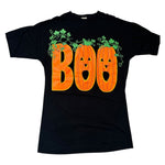 Vintage Halloween Boo with Jack-O-Lantern Lettering Oversized 2/3XL ~ T-Shirt / Dress at Eerie Emporium.
