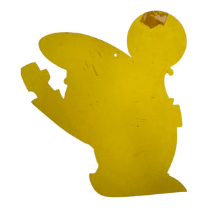 Vintage Halloween Dennison Jack-O'-Lantern Headed Traffic Officer Diecut 1930s at Eerie Emporium. 7 
