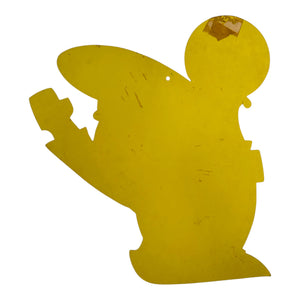 Vintage Halloween Dennison Jack-O'-Lantern Headed Traffic Officer Diecut 1930s at Eerie Emporium. 8