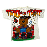 Vintage Halloween FREEZE Trick or Treat Bear T-Shirt ~ 1990s Single Stitch Large at Eerie Emporium.