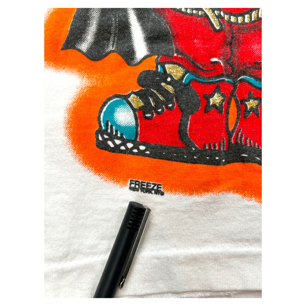 Vintage Halloween FREEZE Trick or Treat with Costume Bears T-Shirt ~ 1990s Single Stitch Large at Eerie Emporium. 5