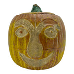 Vintage Halloween Fired Pottery Jack-O'-Lantern Candy Jar ~ 1930s at Eerie Emporium. 