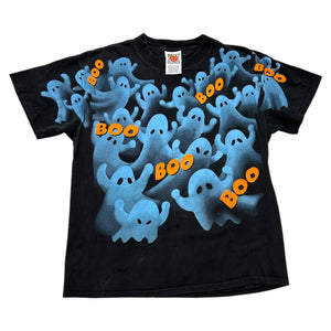 Vintage Halloween Freeze BOO Ghost T-Shirt ~ 1990s Single Stitch M/L at Eerie Emporium.