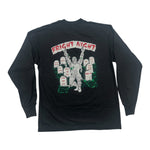 Vintage Halloween Fright Night Mummy Graveyard Long Sleeve Shirt Size Large from 1994 at Eerie Emporium.