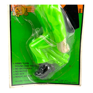 Vintage Halloween Fun World Flying Witch Toy Green 1960s ~ Org. Packaging Factory Sealed at Eerie Emporium. 6
