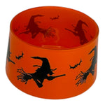 Vintage Halloween Hazel Atlas Glass Witch Jar / Dish at Eerie Emporium. 