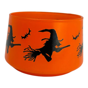 Vintage Halloween Hazel Atlas Glass Witch Jar / Dish at Eerie Emporium. 3