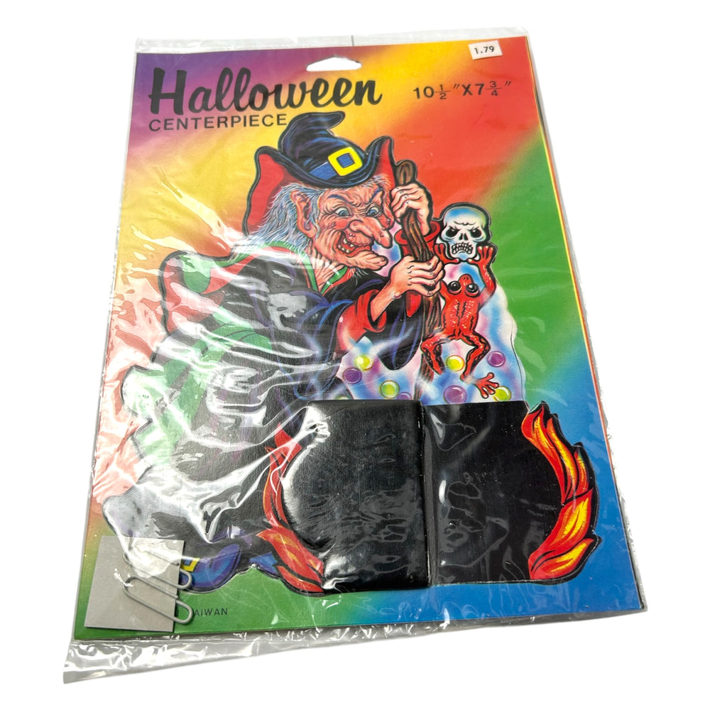 Vintage Halloween Honeycomb Centerpieces in Package, Set of 3 ~ 1980s Witch Ghosts at Eerie Emporium. 10