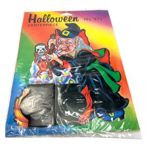 Vintage Halloween Honeycomb Centerpieces in Package, Set of 3 ~ 1980s Witch Ghosts at Eerie Emporium. 12