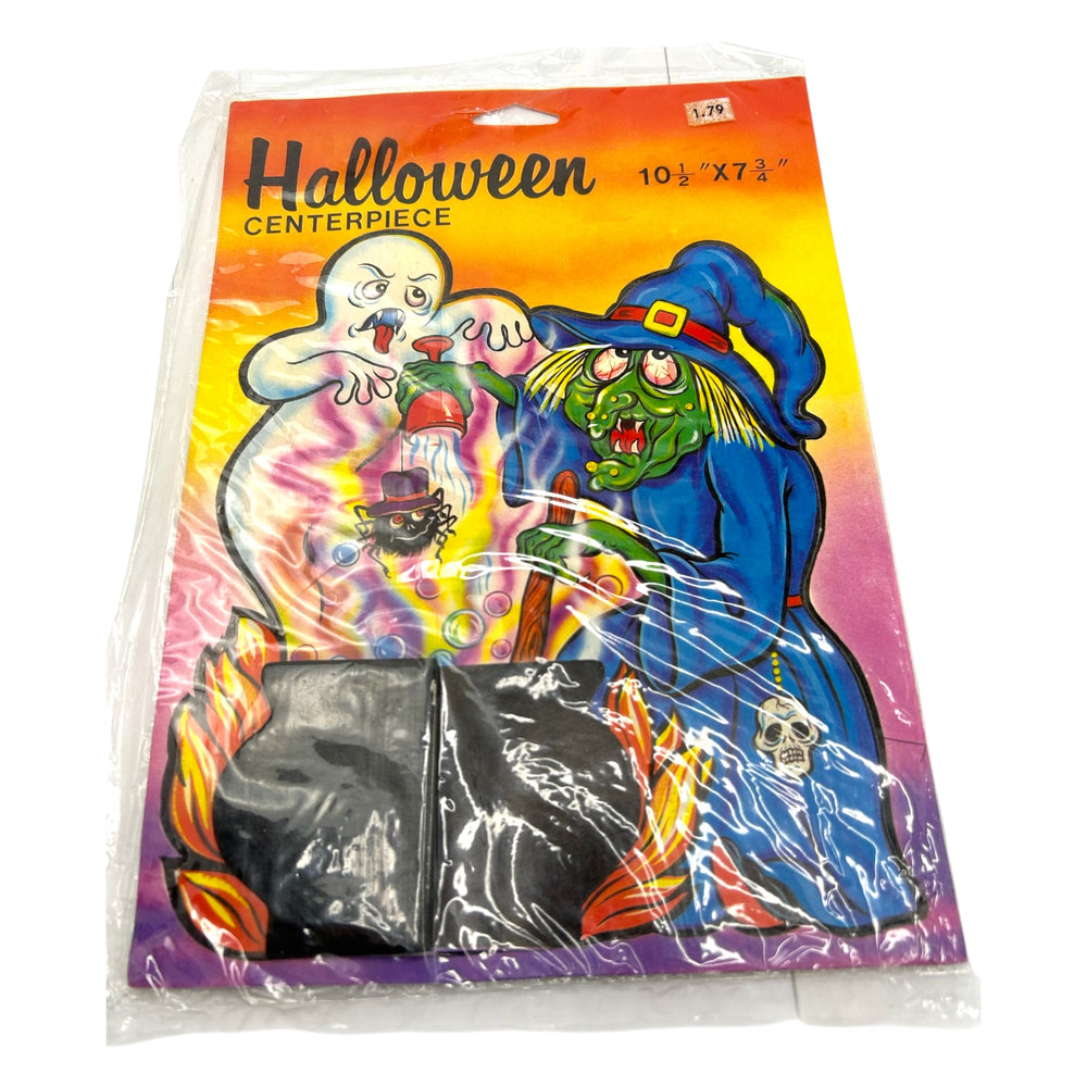 Vintage Halloween Honeycomb Centerpieces in Package, Set of 3 ~ 1980s Witch Ghosts at Eerie Emporium. 13