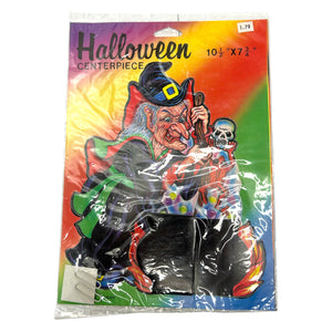Vintage Halloween Honeycomb Centerpieces in Package, Set of 3 ~ 1980s Witch Ghosts at Eerie Emporium. 9