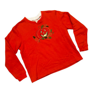 Vintage Halloween Jack-O'-Lantern Women's Crewneck 1990s / Y2K Large at Eerie Emporium. 3
