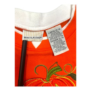 Vintage Halloween Jack-O'-Lantern Women's Crewneck 1990s / Y2K Large at Eerie Emporium. 7