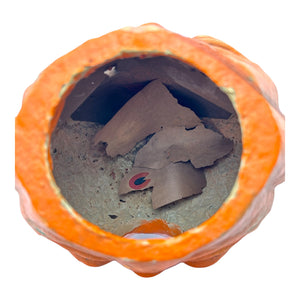 Vintage Halloween Jumbo Double Sided Paper Mache Jack-O'-Lantern ~ 1940s at Eerie Emporium. 13