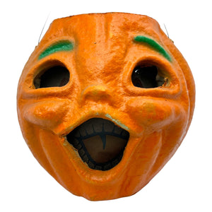 Vintage Halloween Jumbo Double Sided Paper Mache Jack-O'-Lantern ~ 1940s at Eerie Emporium. 6