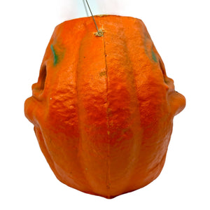 Vintage Halloween Jumbo Double Sided Paper Mache Jack-O'-Lantern ~ 1940s at Eerie Emporium. 9