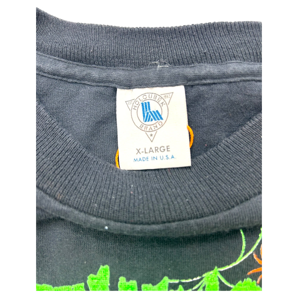 Vintage Halloween Miller Lite Beer Glow in the Dark T-Shirt ~ Single Stitch XL at Eerie Emporium. 5