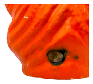 Vintage Halloween Orange Cat On Base Paper Mache Pulp Lantern ~ 1940s/1950s at Eerie Emporium. 10