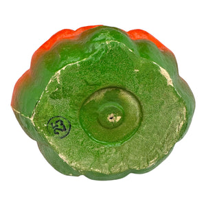 Vintage Halloween Paper Mache Jack O' Lantern ~1940s with 25 Cents Stamp at Eerie Emporium. 7
