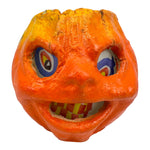 Vintage Halloween Paper Mache Pulp JOL Pumpkin Small ~1940s at Eerie Emporium.