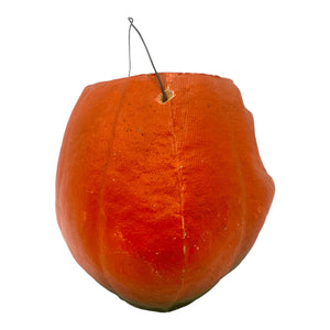 Vintage Halloween Paper Mache Pulp Jack-O'-Lantern ~ 1940s Pumpkin at Eerie Emporium.