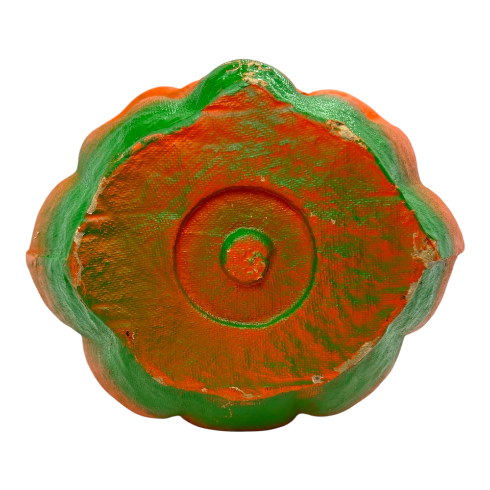 Vintage Halloween Paper Mache Pulp Jack-O'-Lantern Candy Container ~ 1950s at Eerie Emporium. 9