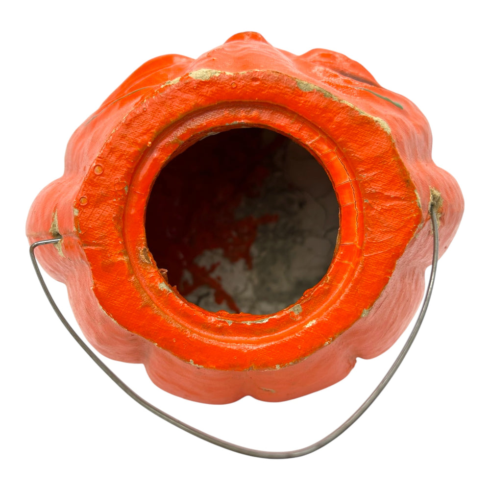 Vintage Halloween Paper Mache Pulp Large JOL Candy Container ~ 1950s / 1960s at Eerie Emporium. 11