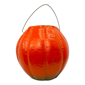 Vintage Halloween Paper Mache Pulp Large JOL Candy Container ~ 1950s / 1960s at Eerie Emporium. 5