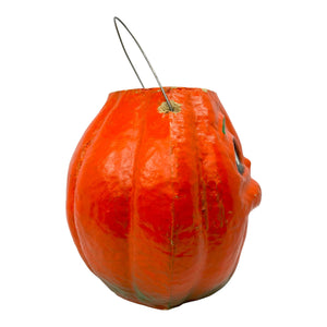 Vintage Halloween Paper Mache Pulp Large JOL Candy Container ~ 1950s / 1960s at Eerie Emporium. 9