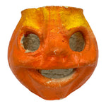 Vintage Halloween Paper Mache Pulp Pumpkin JOL Small at Eerie Emporium.
