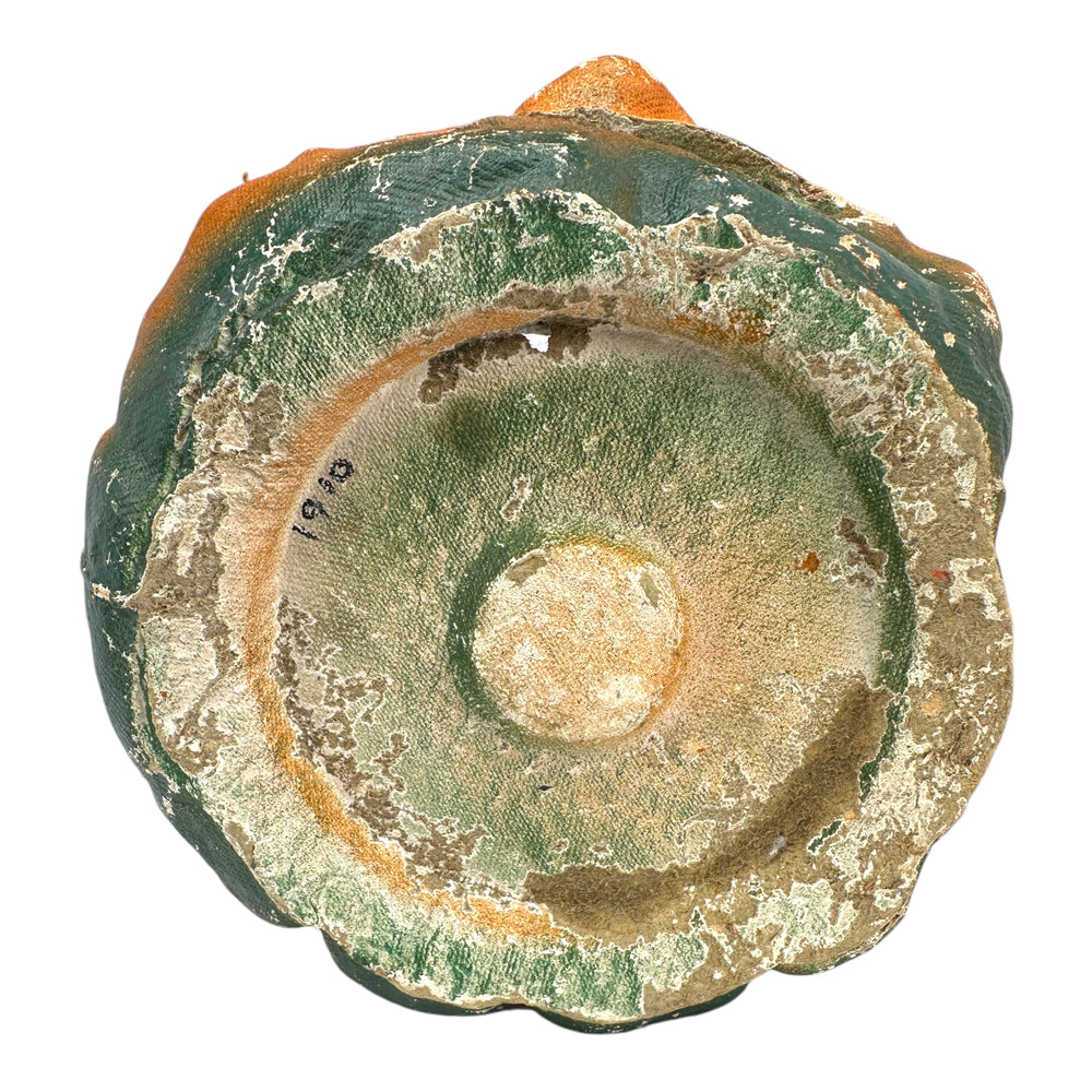 Vintage Halloween Paper Mache Pulp Smiling Goofy Face Jack O' Lantern at Eerie Emporium. 10