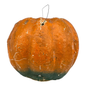 Vintage Halloween Paper Mache Pulp Smiling Goofy Face Jack O' Lantern at Eerie Emporium. 5