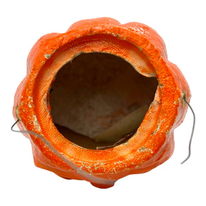 Vintage Halloween Paper Mache Pumpkin ~ 1940s/1950s at Eerie Emporium. 7